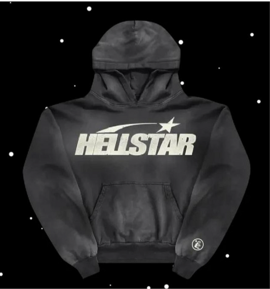 Brand New Hellstar Hoodie – Black & White (Size M)